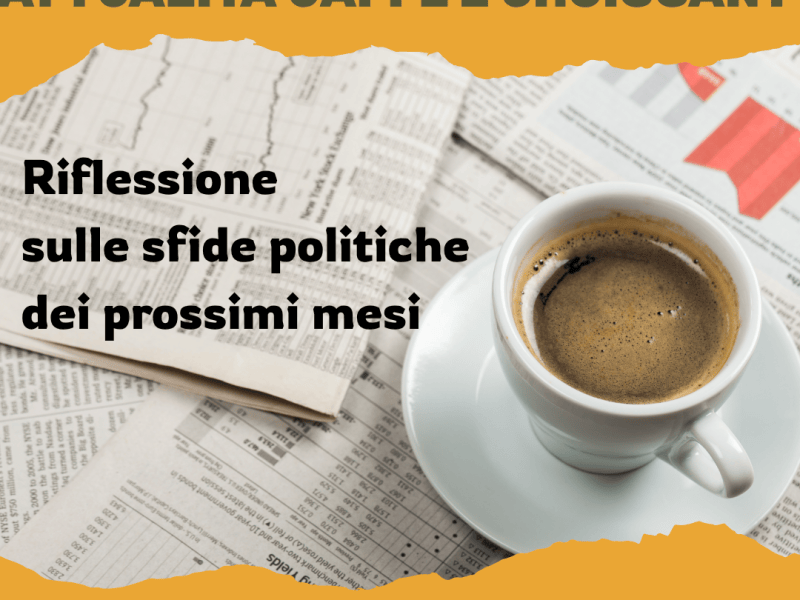 Rentrée militante: colazione e firme per la sottoscrizione della lista Voci e&nbsp;Comunità